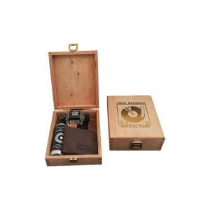 SIMPLY ANALOG Kit de limpieza discos vinilo. Caja madera. SAVC008
